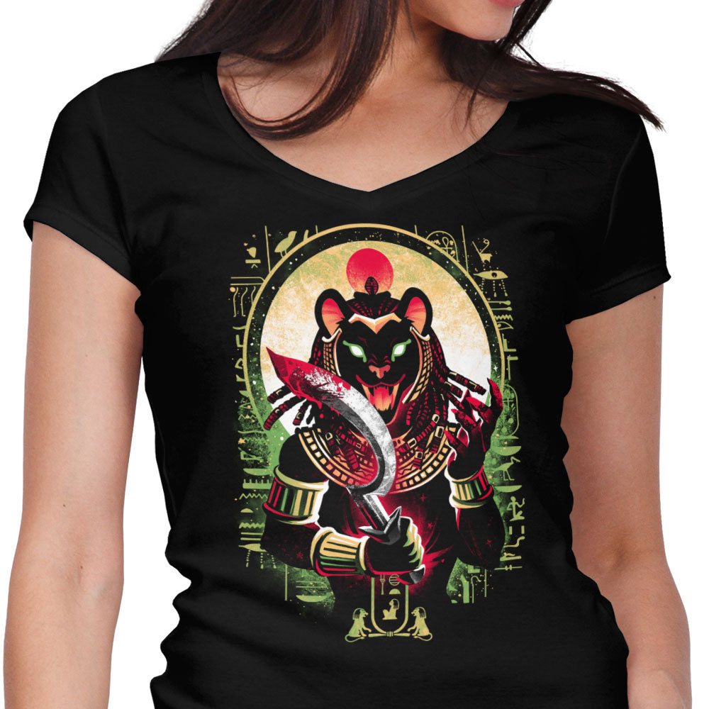 The Crimson Maw Women's V-Neck - Adult & Kids T-Shirts, Sweatshirts & Hoodies apparel design preview 1