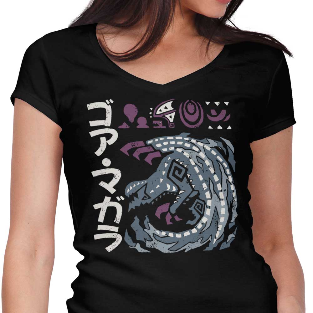 The Cursed Coil Women's V-Neck - Adult & Kids T-Shirts, Sweatshirts & Hoodies apparel design preview 1
