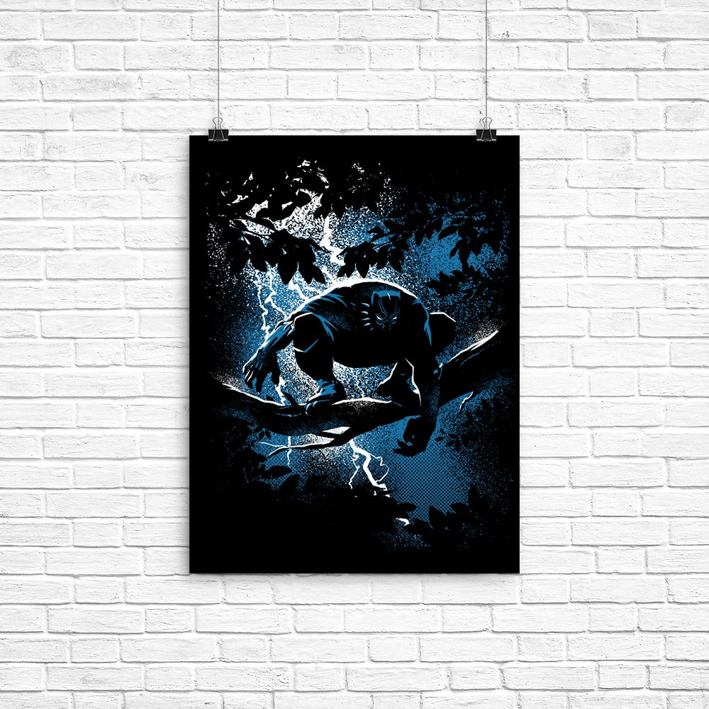 The Dark Panther Returns Poster - Adult & Kids T-Shirts, Sweatshirts & Hoodies apparel design preview 1
