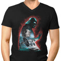 The Dark Sithlouette Men's V-Neck - Adult & Kids T-Shirts, Sweatshirts & Hoodies apparel design preview 1