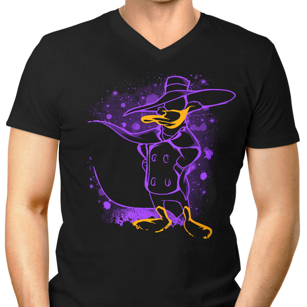 The Darkwing Men's V-Neck - Adult & Kids T-Shirts, Sweatshirts & Hoodies apparel design preview 1
