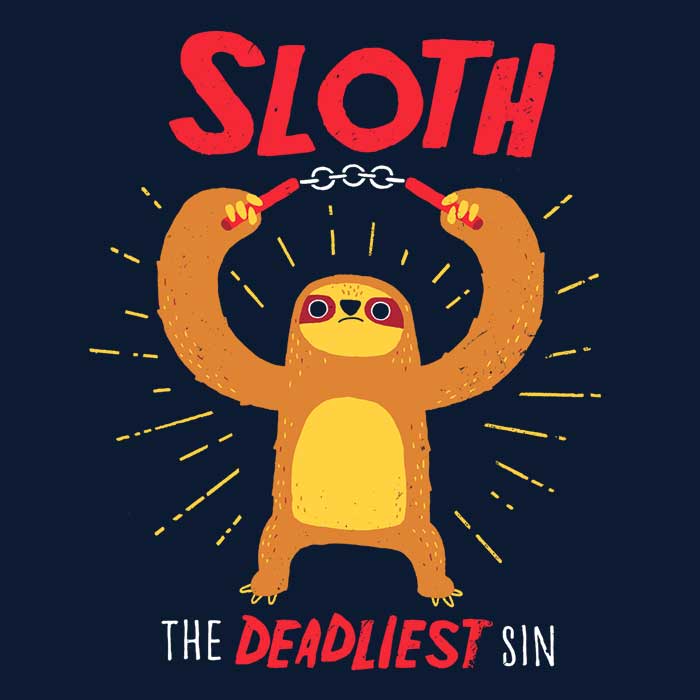 The Deadliest Sin Men's Apparel - Adult & Kids T-Shirts, Sweatshirts & Hoodies apparel design preview 2