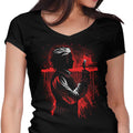 The Demon Barber Women's V-Neck - Adult & Kids T-Shirts, Sweatshirts & Hoodies apparel design preview 1