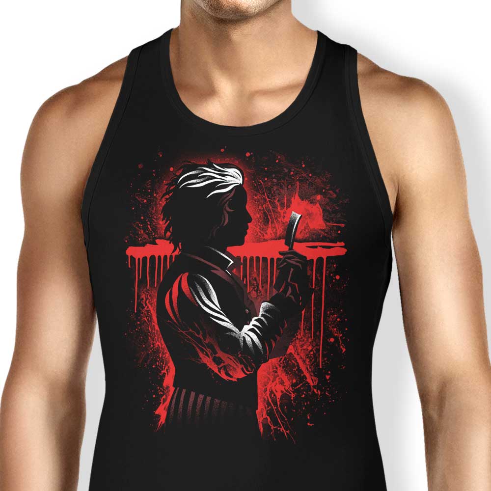 The Demon Barber Tank Top - Adult & Kids T-Shirts, Sweatshirts & Hoodies apparel design preview 1