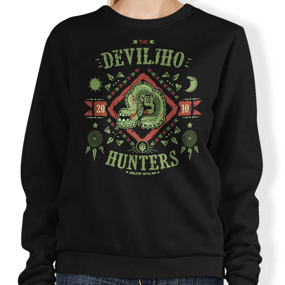 The Deviljho Hunters - Adult & Kids T-Shirts, Sweatshirts & Hoodies apparel design preview 1
