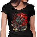 The Devourer of Tomorrow Women's V-Neck - Adult & Kids T-Shirts, Sweatshirts & Hoodies apparel design preview 1