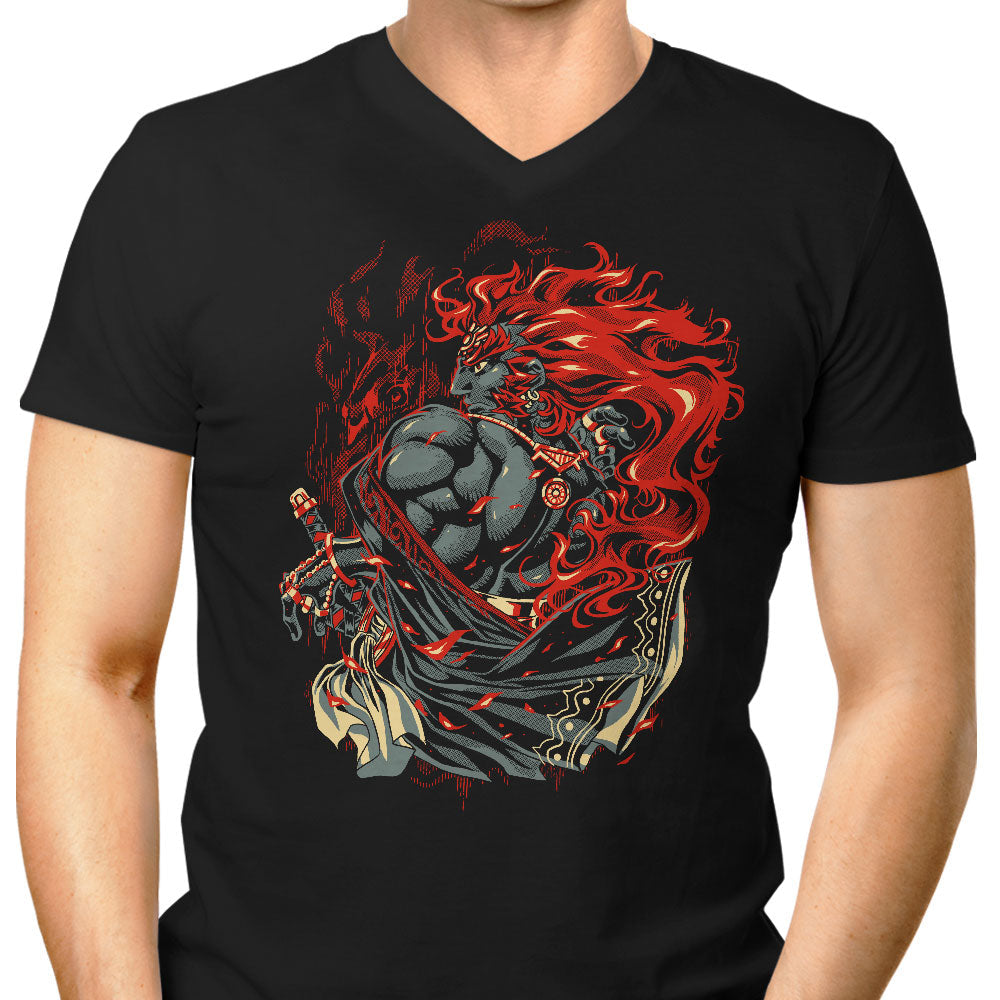 The Devourer of Tomorrow Men's V-Neck - Adult & Kids T-Shirts, Sweatshirts & Hoodies apparel design preview 1
