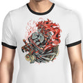 The Devourer of Tomorrow Ringer - Adult & Kids T-Shirts, Sweatshirts & Hoodies apparel design preview 1
