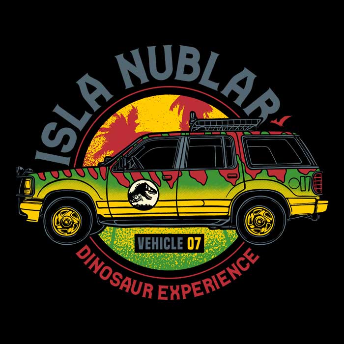 The Dinosaur Experience Coasters - Adult & Kids T-Shirts, Sweatshirts & Hoodies apparel design preview 1