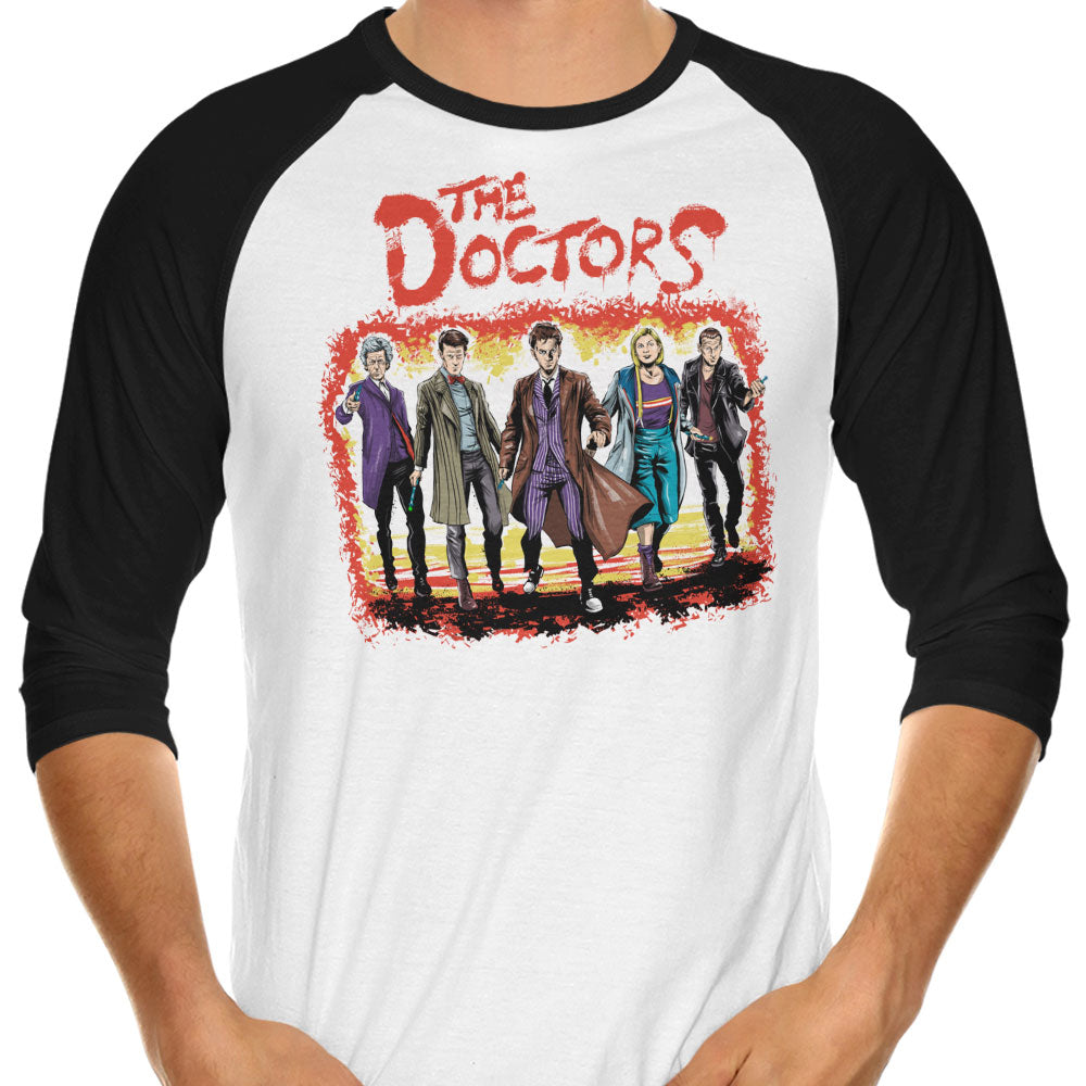 The Doctors 3/4 Sleeve Raglan - Adult & Kids T-Shirts, Sweatshirts & Hoodies apparel design preview 1