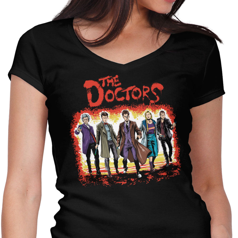 The Doctors Women's V-Neck - Adult & Kids T-Shirts, Sweatshirts & Hoodies apparel design preview 1