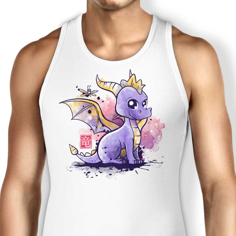 The Dragon and Dragonfly Tank Top - Adult & Kids T-Shirts, Sweatshirts & Hoodies apparel design preview 1
