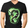 The Dragon Ascent Men's V-Neck - Adult & Kids T-Shirts, Sweatshirts & Hoodies apparel design preview 1
