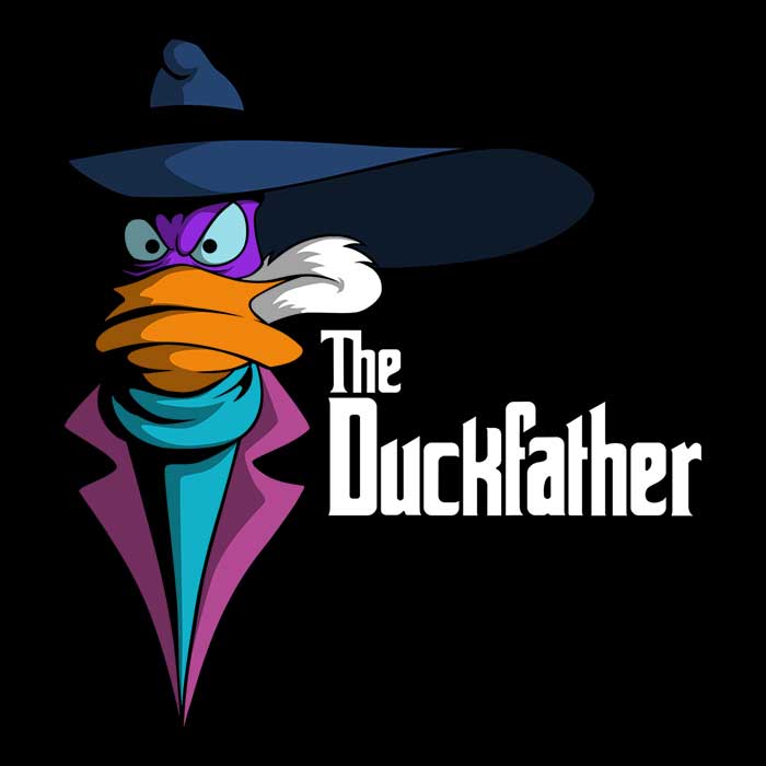 The Duckfather Men's Apparel - Adult & Kids T-Shirts, Sweatshirts & Hoodies apparel design preview 2