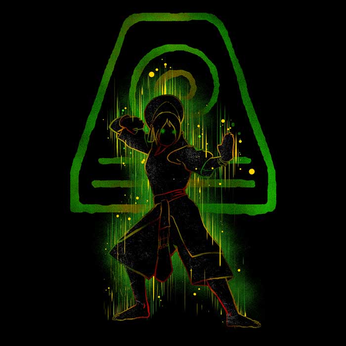 The Earth Bender - Adult & Kids T-Shirts, Sweatshirts & Hoodies apparel design preview 2