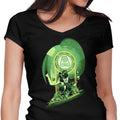 The Earth Prodigy Women's V-Neck - Adult & Kids T-Shirts, Sweatshirts & Hoodies apparel design preview 1