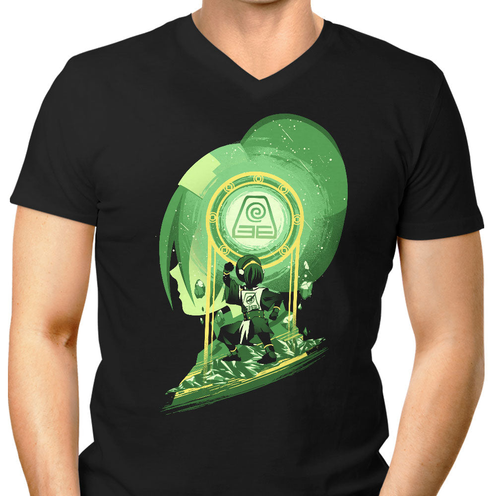 The Earth Prodigy Men's V-Neck - Adult & Kids T-Shirts, Sweatshirts & Hoodies apparel design preview 1