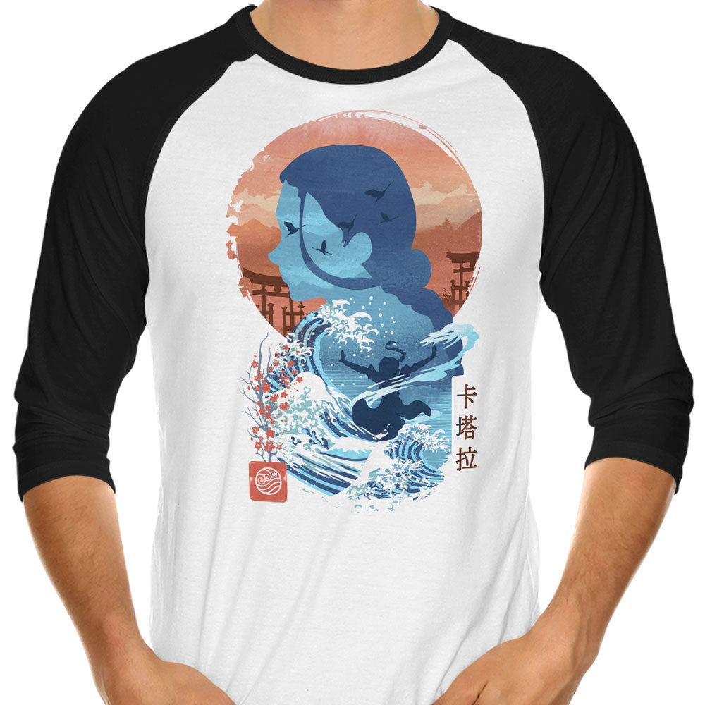 The Endless Tide 3/4 Sleeve Raglan - Adult & Kids T-Shirts, Sweatshirts & Hoodies apparel design preview 1