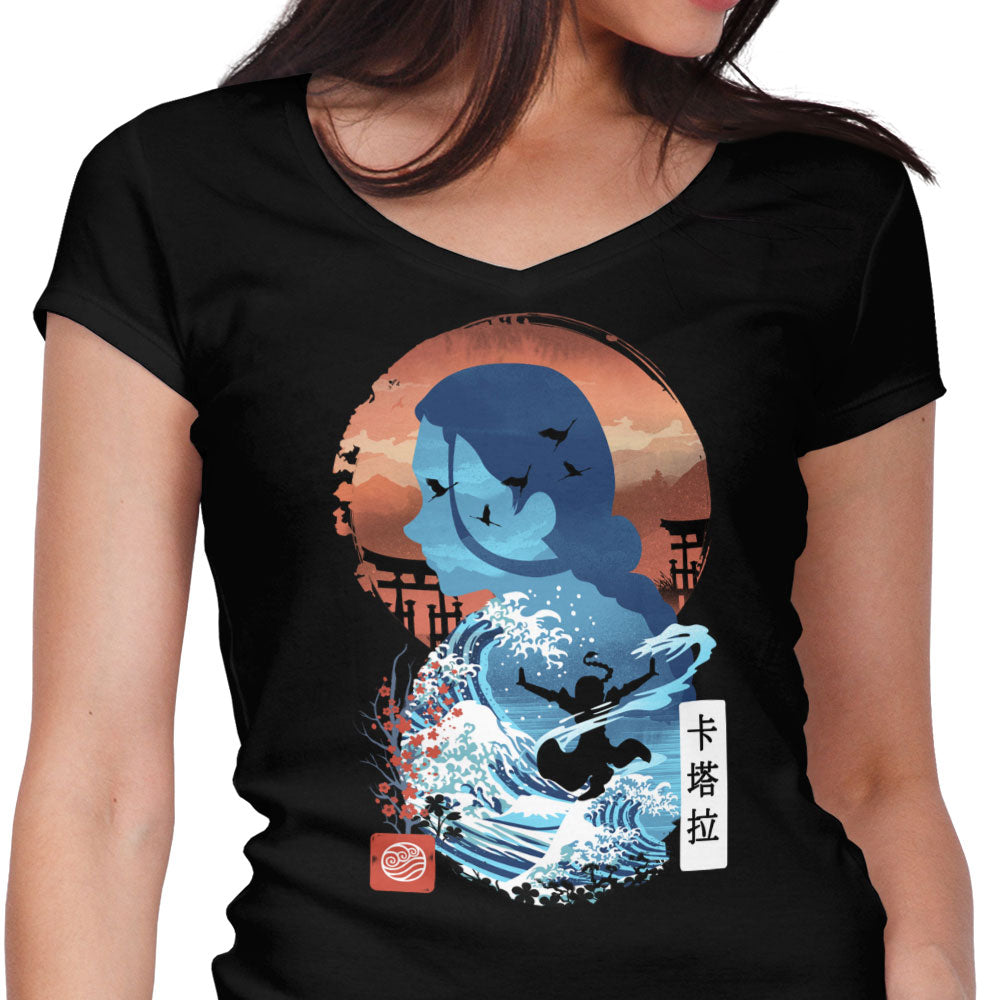 The Endless Tide Women's V-Neck - Adult & Kids T-Shirts, Sweatshirts & Hoodies apparel design preview 1