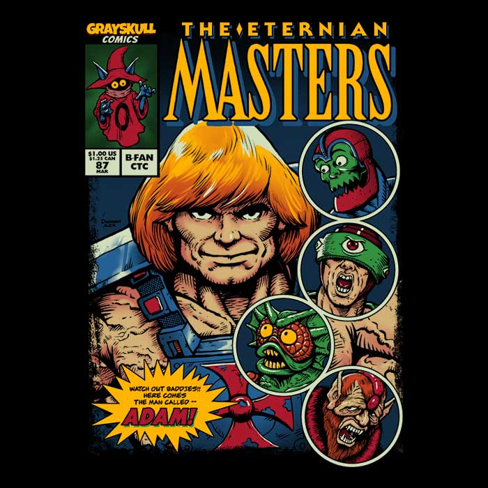The Eternian Masters Coasters - Adult & Kids T-Shirts, Sweatshirts & Hoodies apparel design preview 1