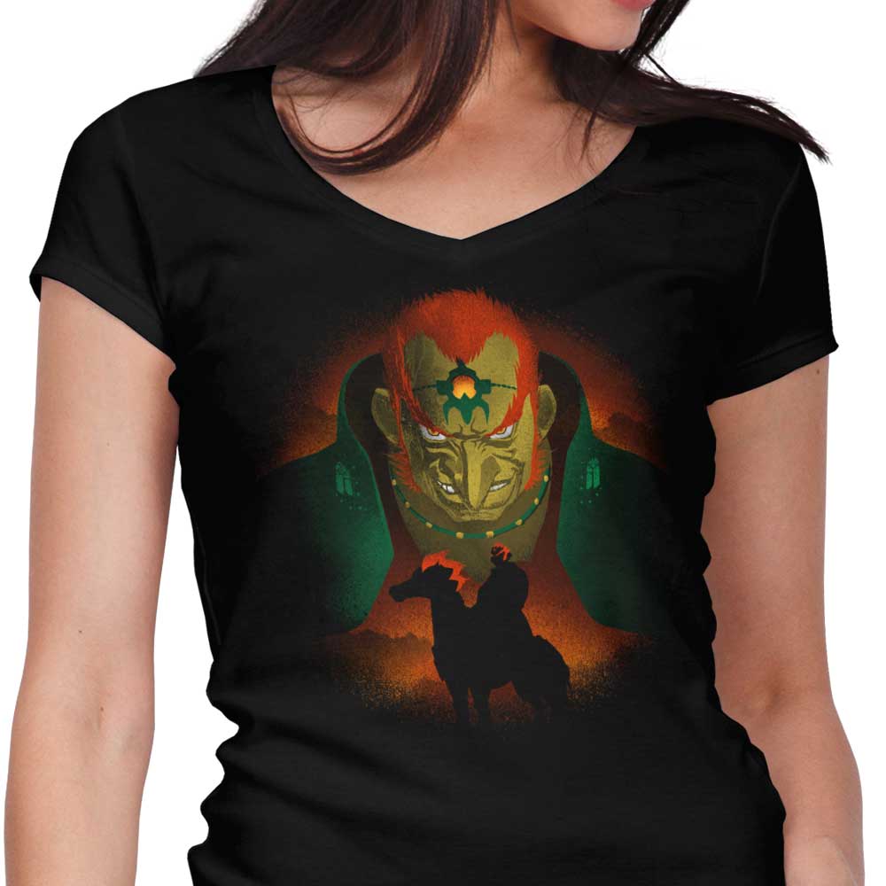 The Evil Master Women's V-Neck - Adult & Kids T-Shirts, Sweatshirts & Hoodies apparel design preview 1