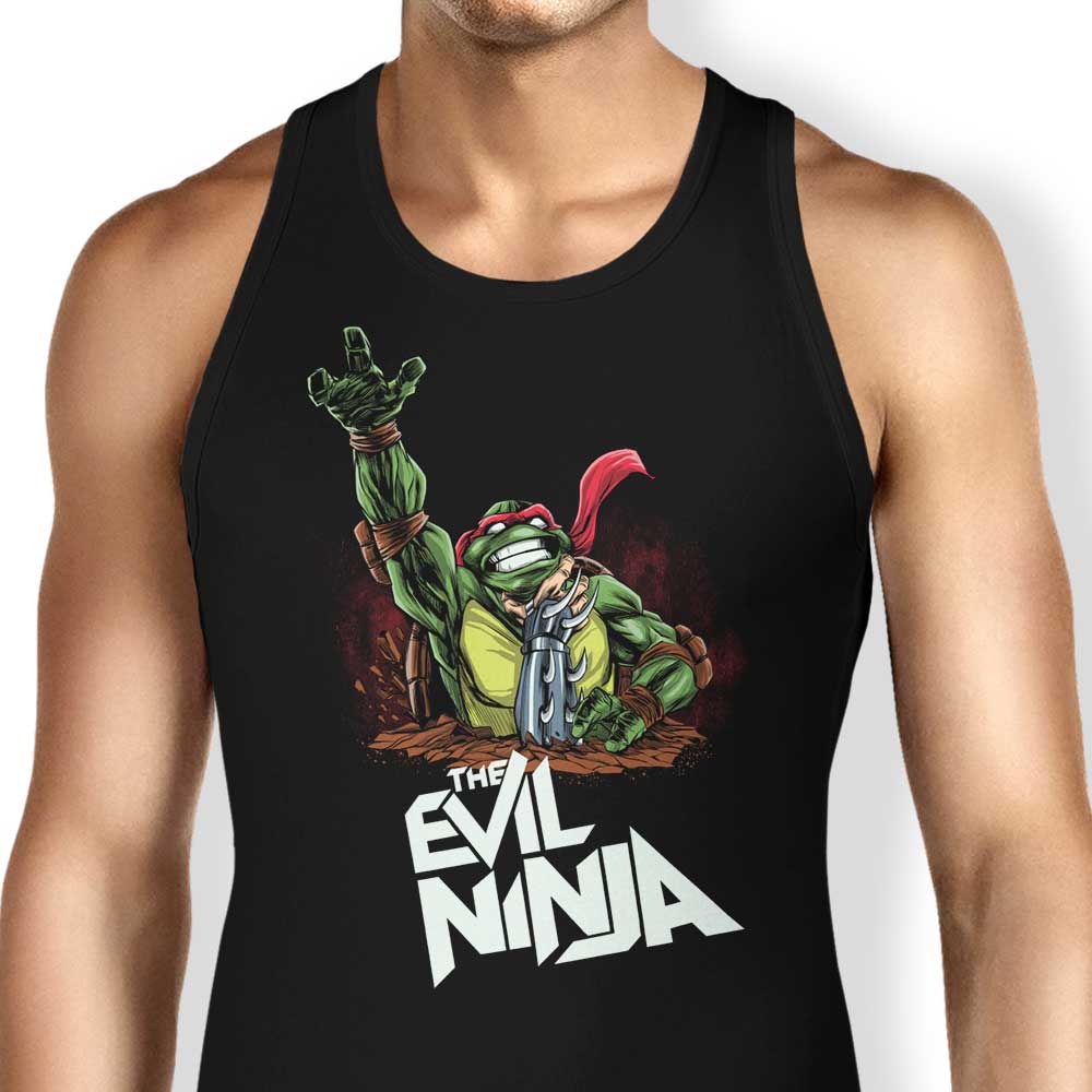 The Evil Ninja Tank Top - Adult & Kids T-Shirts, Sweatshirts & Hoodies apparel design preview 1