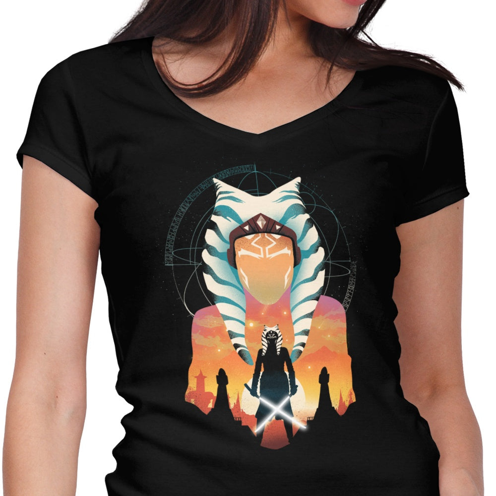 The Exhile's Path Women's V-Neck - Adult & Kids T-Shirts, Sweatshirts & Hoodies apparel design preview 1