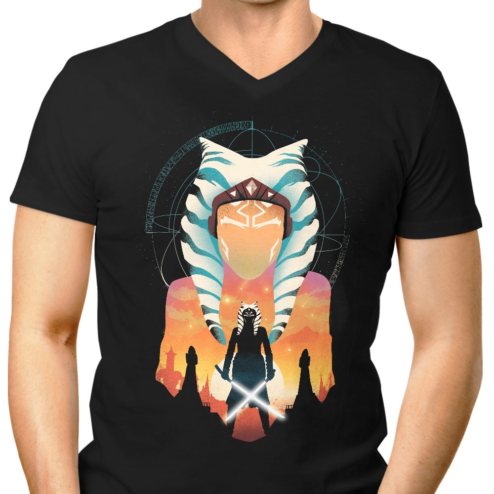 The Exhile's Path Men's V-Neck - Adult & Kids T-Shirts, Sweatshirts & Hoodies apparel design preview 1