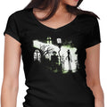 The Exorcism Before Christmas Women's V-Neck - Adult & Kids T-Shirts, Sweatshirts & Hoodies apparel design preview 1