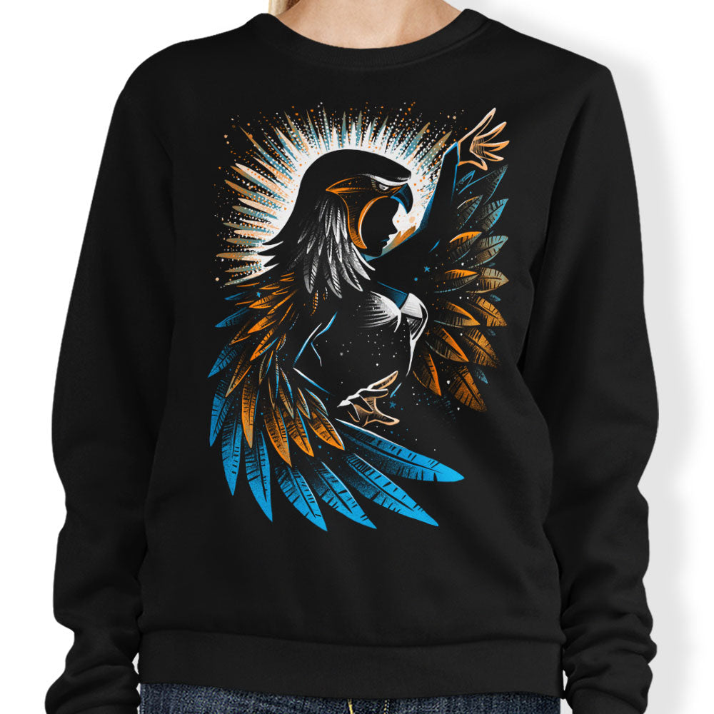 The Falcon Sorceress - Adult & Kids T-Shirts, Sweatshirts & Hoodies apparel design preview 1