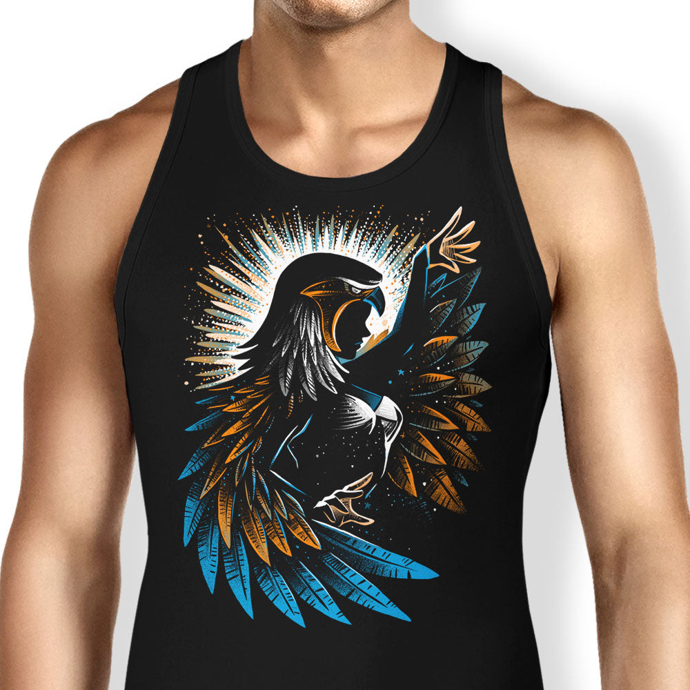 The Falcon Sorceress Tank Top - Adult & Kids T-Shirts, Sweatshirts & Hoodies apparel design preview 1