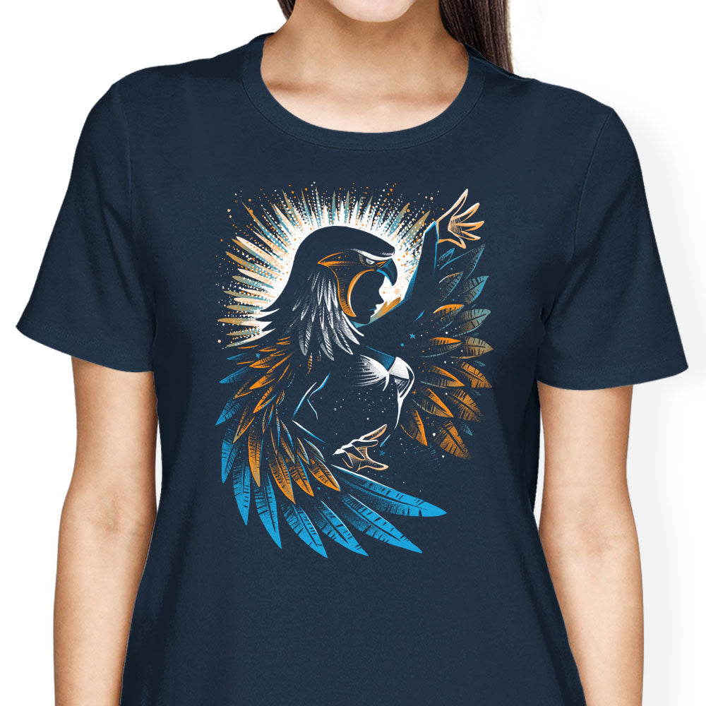 The Falcon Sorceress Women's Apparel - Adult & Kids T-Shirts, Sweatshirts & Hoodies apparel design preview 2