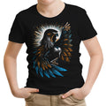 The Falcon Sorceress Youth Apparel - Adult & Kids T-Shirts, Sweatshirts & Hoodies apparel design preview 1