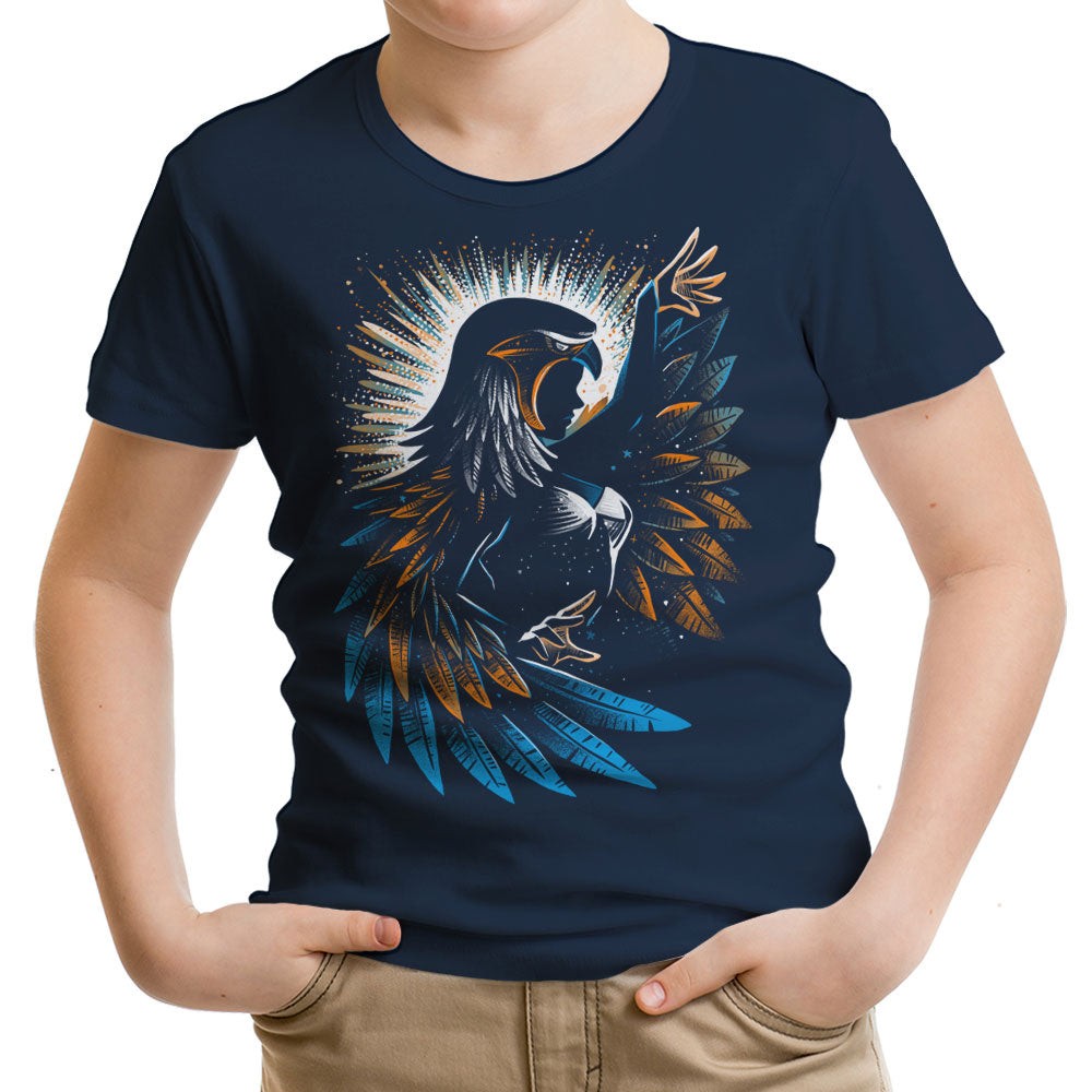 The Falcon Sorceress Youth Apparel - Adult & Kids T-Shirts, Sweatshirts & Hoodies apparel design preview 2