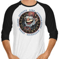 The Fall of Secrets 3/4 Sleeve Raglan - Adult & Kids T-Shirts, Sweatshirts & Hoodies apparel design preview 1
