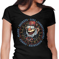 The Fall of Secrets Women's V-Neck - Adult & Kids T-Shirts, Sweatshirts & Hoodies apparel design preview 1