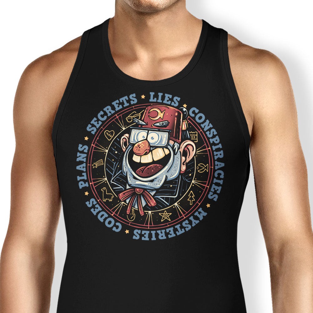 The Fall of Secrets Tank Top - Adult & Kids T-Shirts, Sweatshirts & Hoodies apparel design preview 1