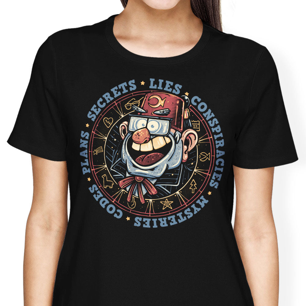 The Fall of Secrets Women's Apparel - Adult & Kids T-Shirts, Sweatshirts & Hoodies apparel design preview 1