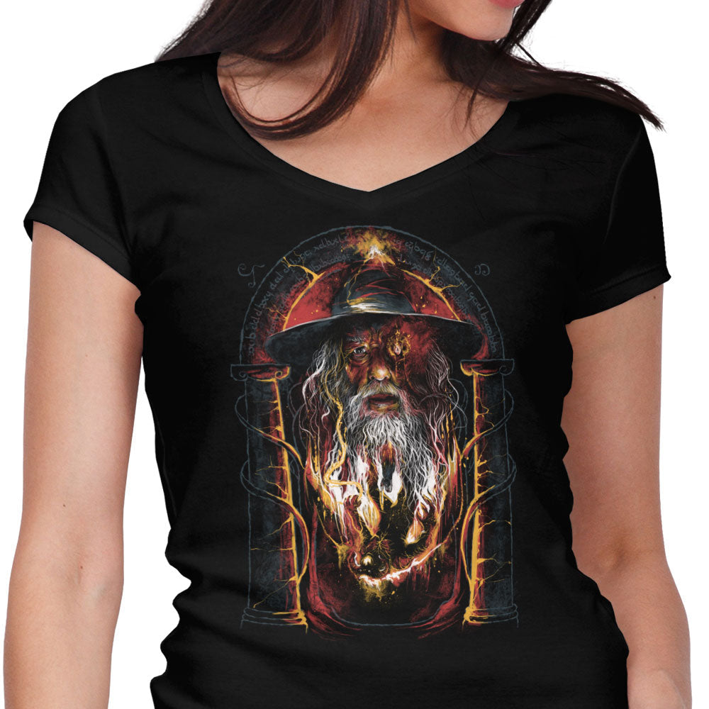 The Fall of Shadow Women's V-Neck - Adult & Kids T-Shirts, Sweatshirts & Hoodies apparel design preview 1