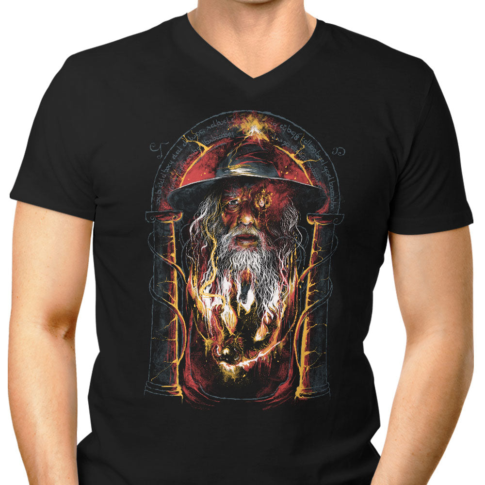 The Fall of Shadow Men's V-Neck - Adult & Kids T-Shirts, Sweatshirts & Hoodies apparel design preview 1