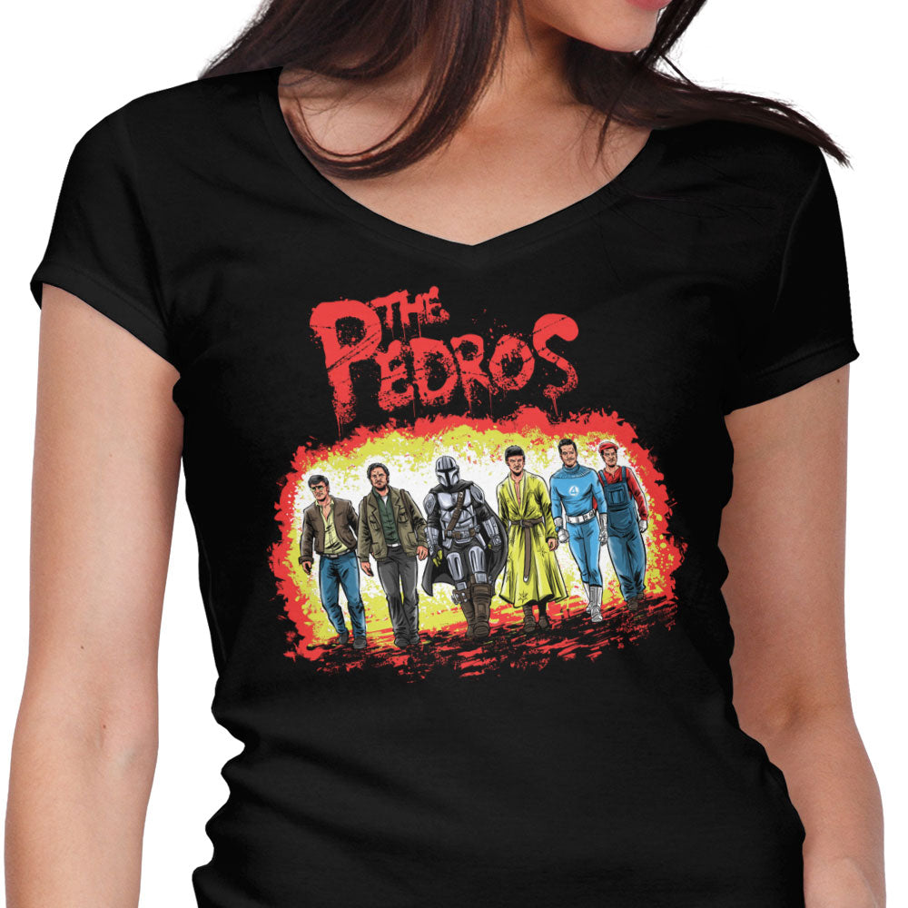 The Fantastic Pedros Women's V-Neck - Adult & Kids T-Shirts, Sweatshirts & Hoodies apparel design preview 1
