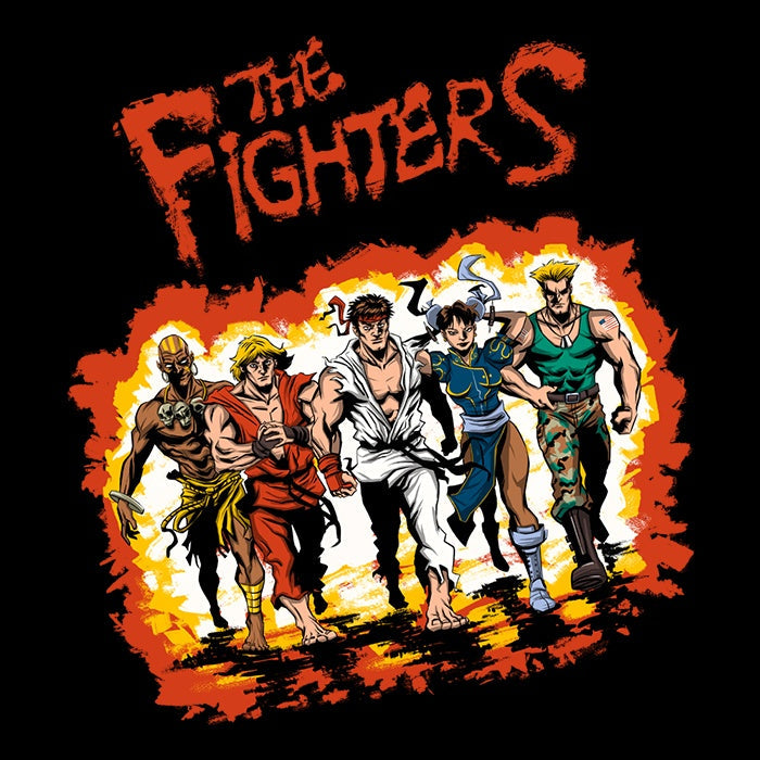 The Fighters Men's V-Neck - Adult & Kids T-Shirts, Sweatshirts & Hoodies apparel design preview 2