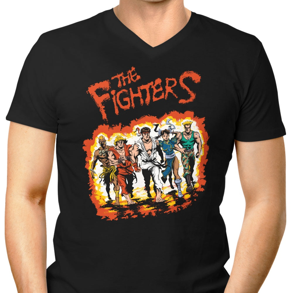 The Fighters Men's V-Neck - Adult & Kids T-Shirts, Sweatshirts & Hoodies apparel design preview 1