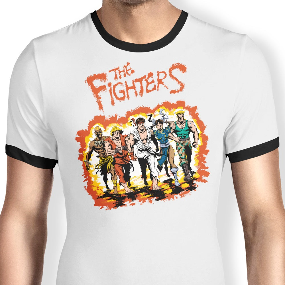 The Fighters Ringer - Adult & Kids T-Shirts, Sweatshirts & Hoodies apparel design preview 1