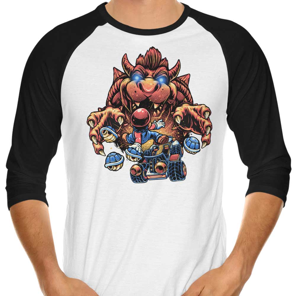 The Final Boss 3/4 Sleeve Raglan - Adult & Kids T-Shirts, Sweatshirts & Hoodies apparel design preview 1
