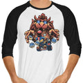 The Final Boss 3/4 Sleeve Raglan - Adult & Kids T-Shirts, Sweatshirts & Hoodies apparel design preview 1