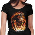 The Fire Giant Women's V-Neck - Adult & Kids T-Shirts, Sweatshirts & Hoodies apparel design preview 1