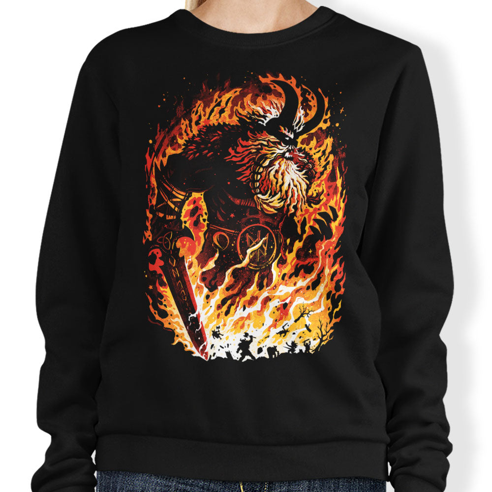 The Fire Giant - Adult & Kids T-Shirts, Sweatshirts & Hoodies apparel design preview 1