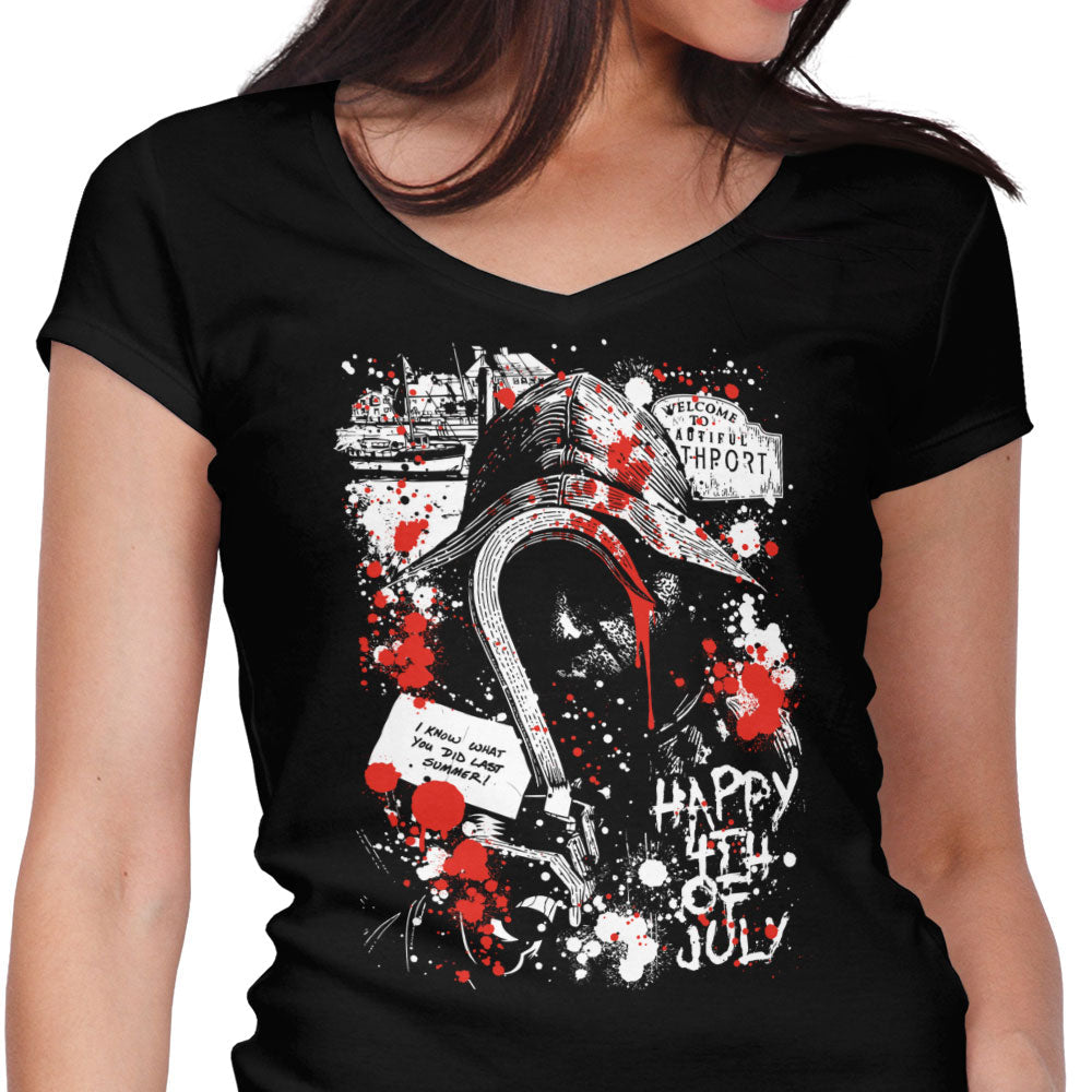 The Fisherman Women's V-Neck - Adult & Kids T-Shirts, Sweatshirts & Hoodies apparel design preview 1