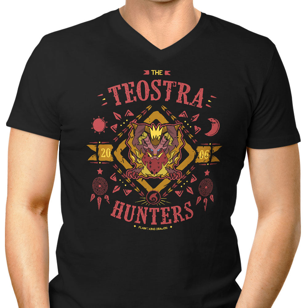 The Flame King Men's V-Neck - Adult & Kids T-Shirts, Sweatshirts & Hoodies apparel design preview 1
